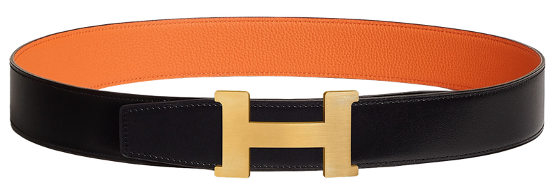 Cintura Hermès fibbia Constance &amp; Pelle reversibile 38 mm