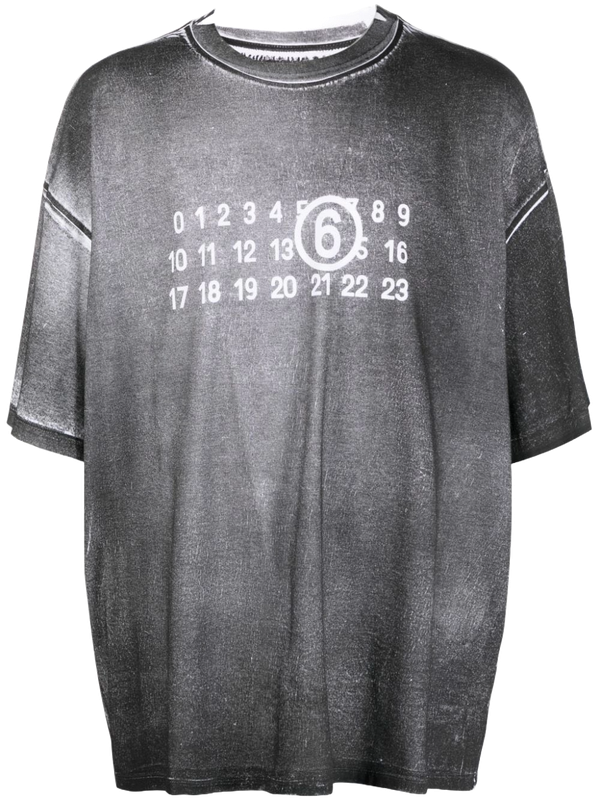 MM6 Maison Margiela T-shirt bicolore