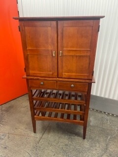 BAR, FOR HOME OR OFFICE, Solid Wood Cherry
