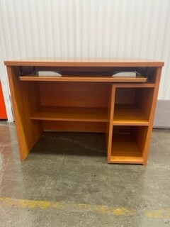 Computer Desk With Keyboard Tray