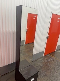 HALLWAY CABINET WITH MIRROR 2 DRAWS AND 4 SHELVES,