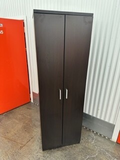 CABINET , WARDROBE, DARK BROWN, NEW IN PLASTIC