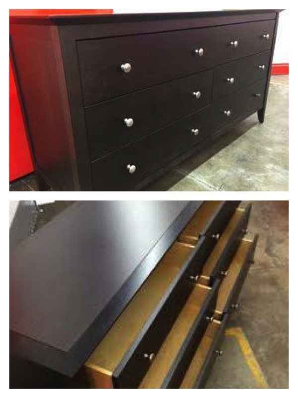 SOLID WOOD 6 DRAWER DRESSER