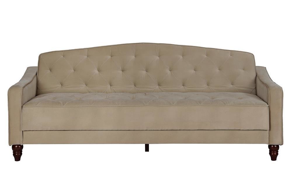 Tufted Sofa Sleeper BEIGE color,Novogratz Vintage