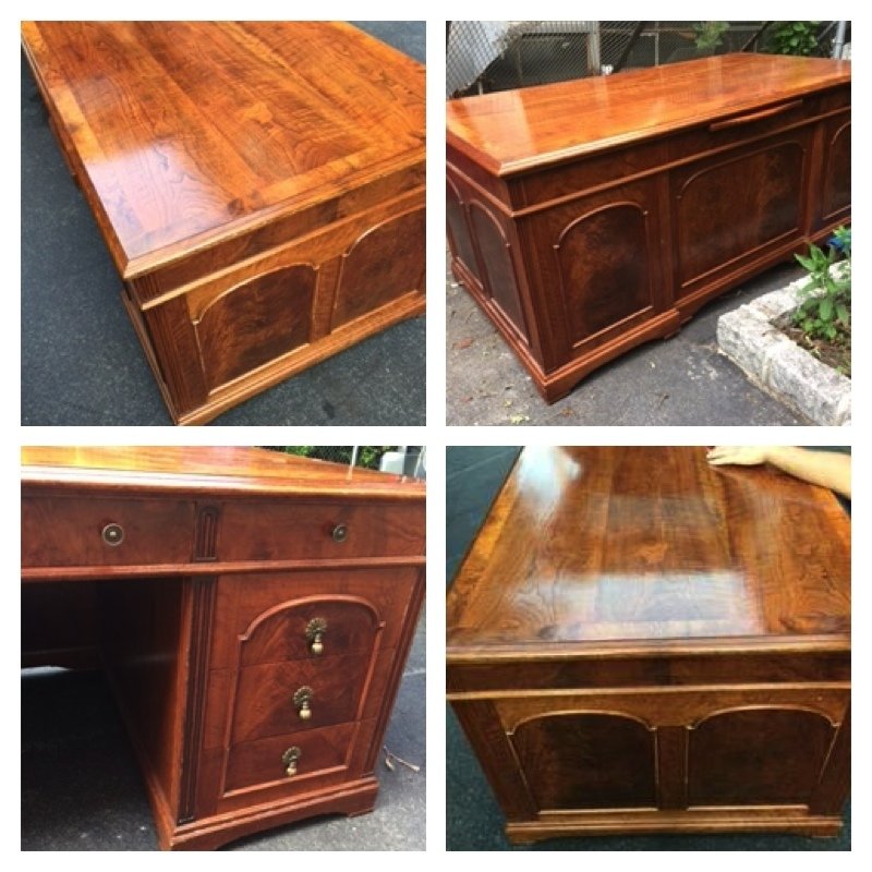 SOLID WOOD QUALITY OFFICE DESK, ORIGINAL EXECUTIVE DESK