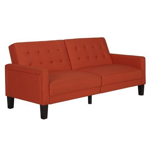 FUTON CONVERTIBLE , CORAL COLOR