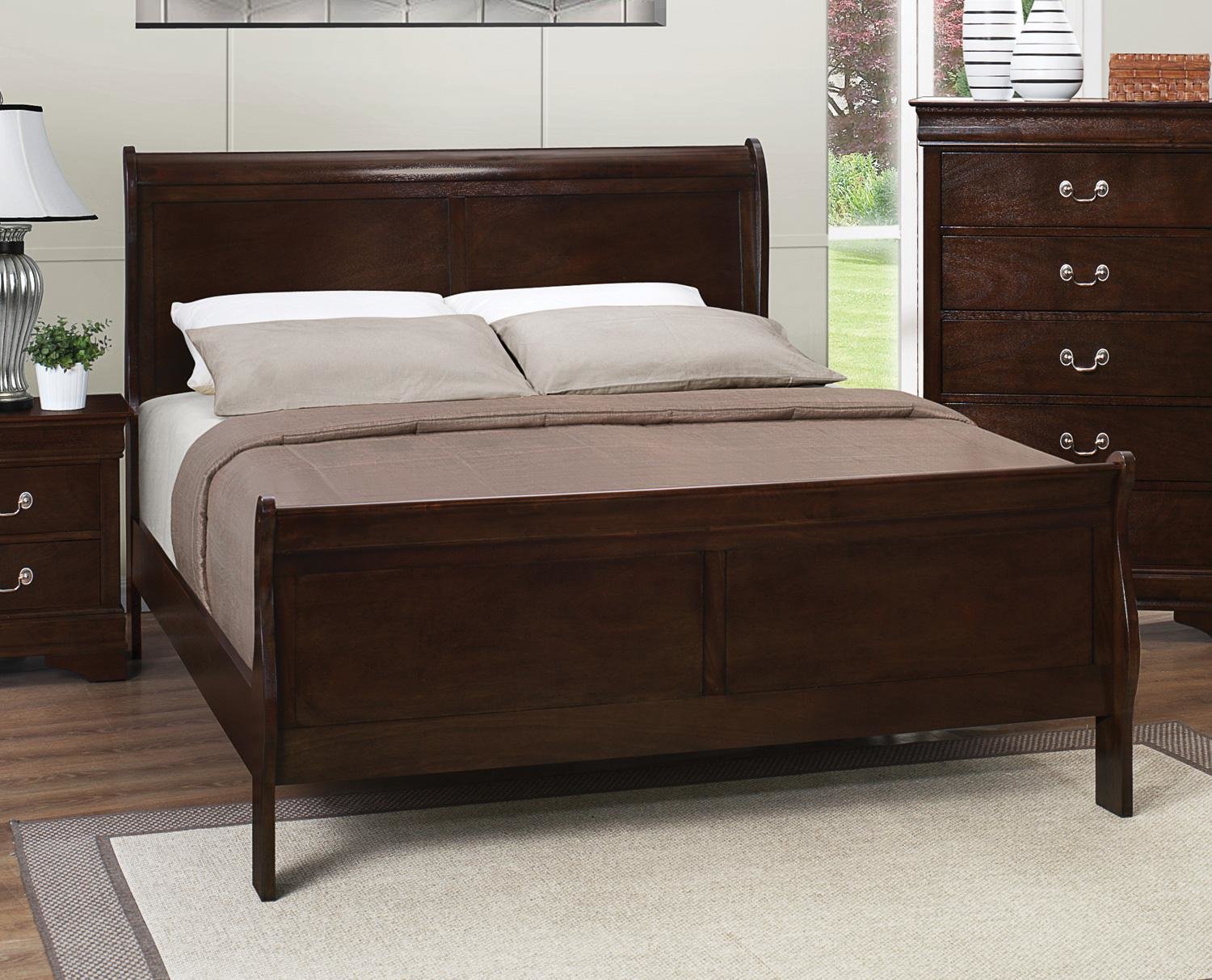 QUEEN SIZE BED FRAME, SOLID WOOD