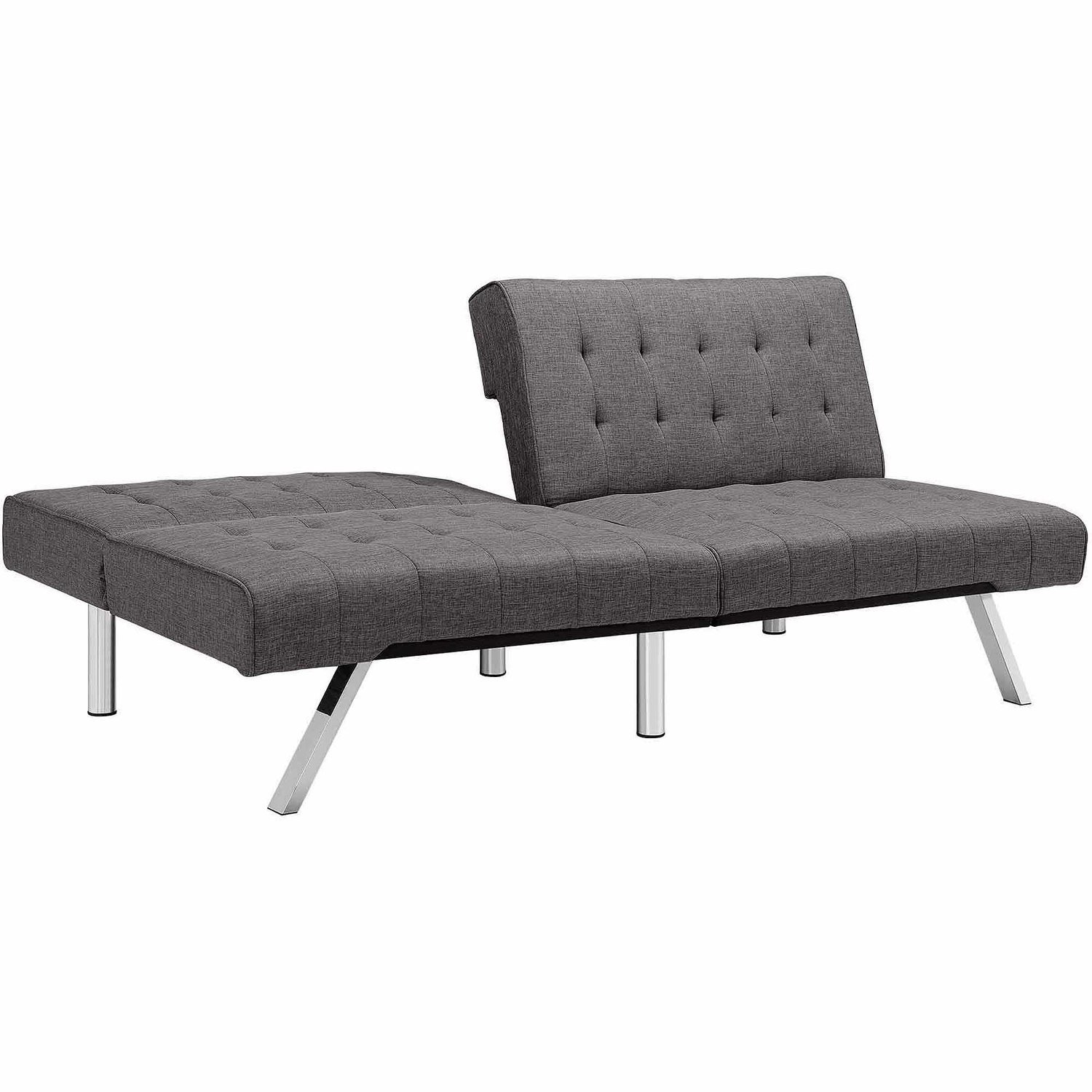 SOFA / BED , SPLIT BACK , GREY, NEW IN BOX