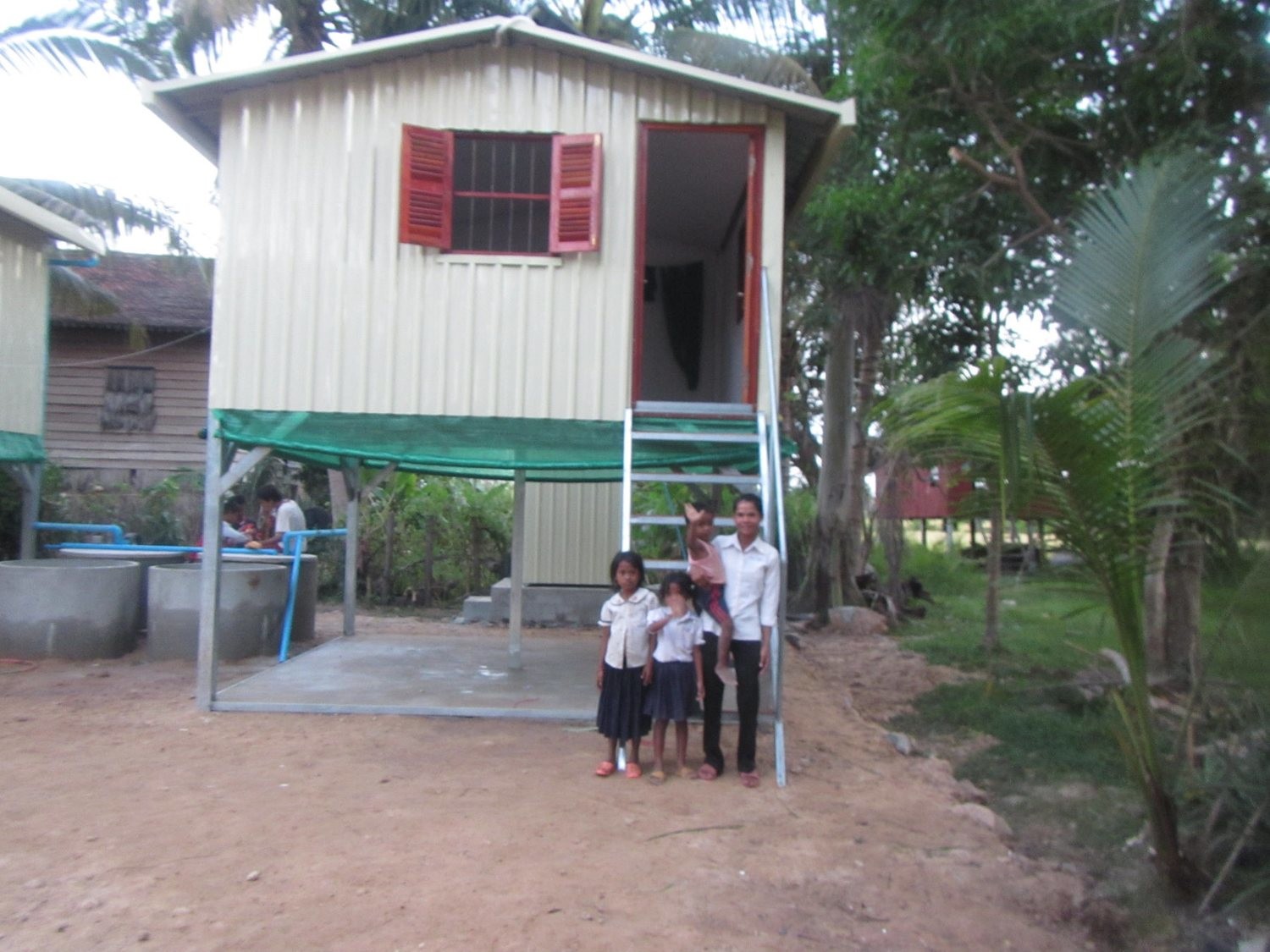 Basic House for a Family including sanitation Basic House for a Family including sanitation