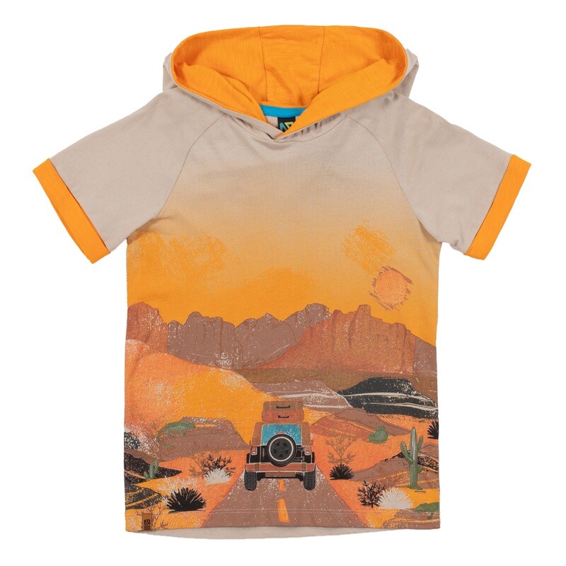 Hooded T-Shirt - Music Festival 5y - 6y