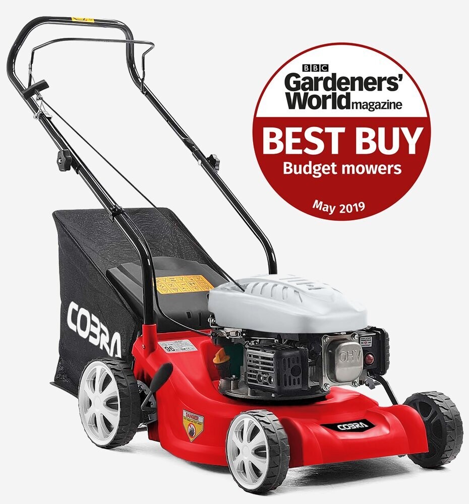 Cobra M41c 4 Wheeled Hand-Propelled Rotary Petrol Lawnmower