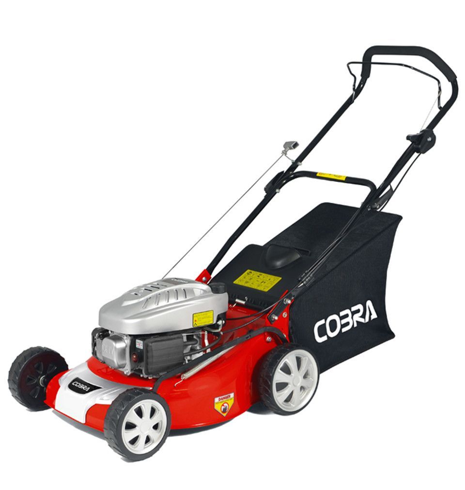 COBRA  M46C PETROL 4 WHEELED HAND PROPELLED LAWNMOWER