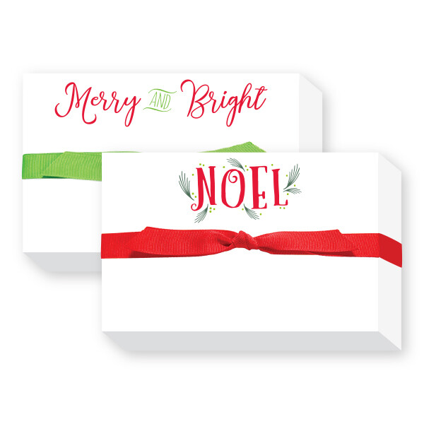 Christmas Big &amp; Bold Notepads - Merry &amp; Bright