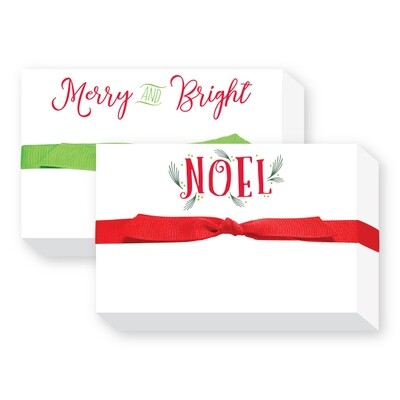 Christmas Big &amp; Bold Notepads - Noel