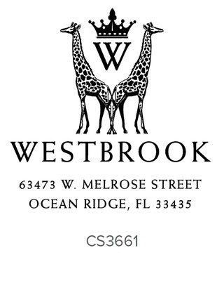 Safari Self Inking Stamp - Address Elegant