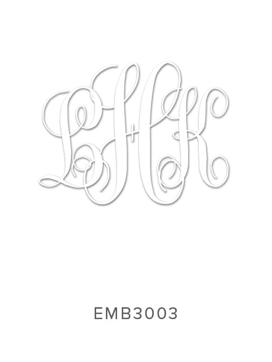 Script Monogram Embosser | Industry Best