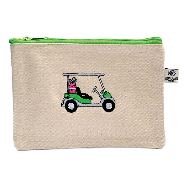 Golf Cart Embroidered Little Bittie Bag