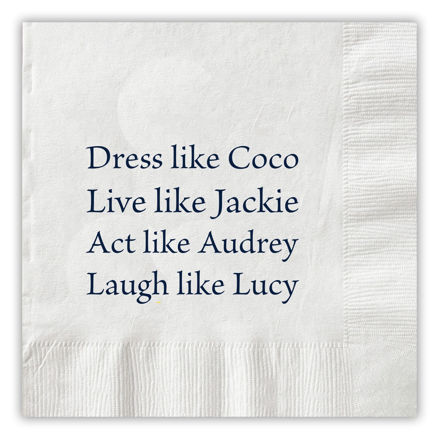 Coco Cocktail Napkins - set of 25