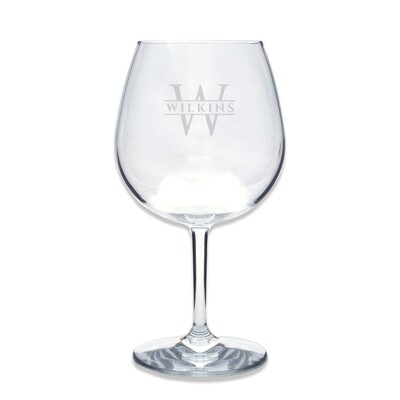 Acrylic Red Wine Glass