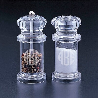 Acrylic Salt Shaker &amp; Pepper Mill Set