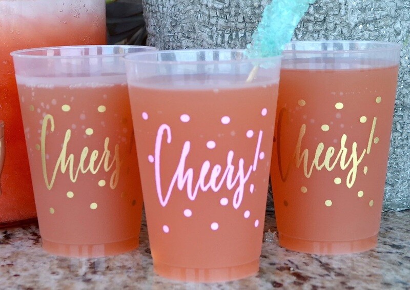 Custom Designs | One Color 14 oz. Frosted Cup - 14 Business Days