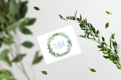 Wreath A1 Folded Note