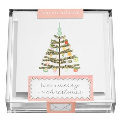 Christmas Tree Gift Enclosures in Acrylic Box