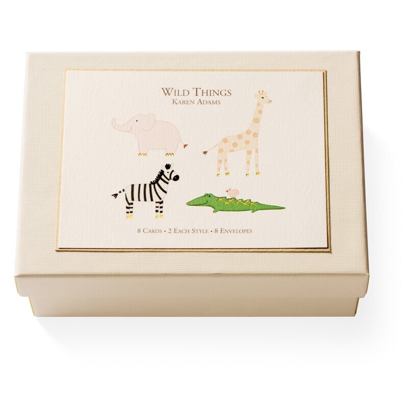 Wild Things Folded Note Card Box