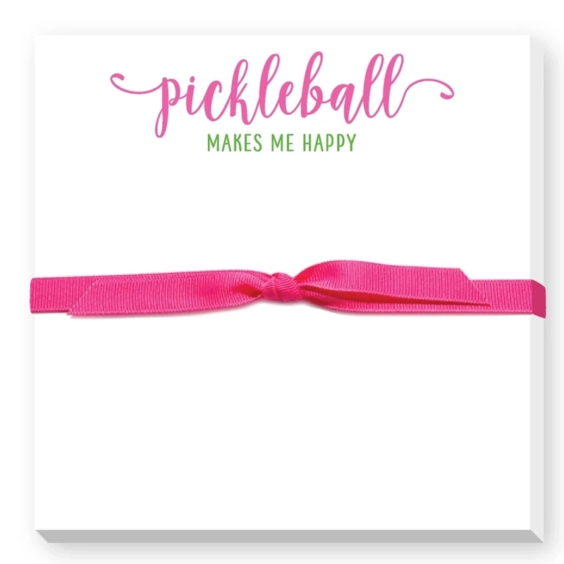 Pickleball Makes Me Happy Doodle Notepad