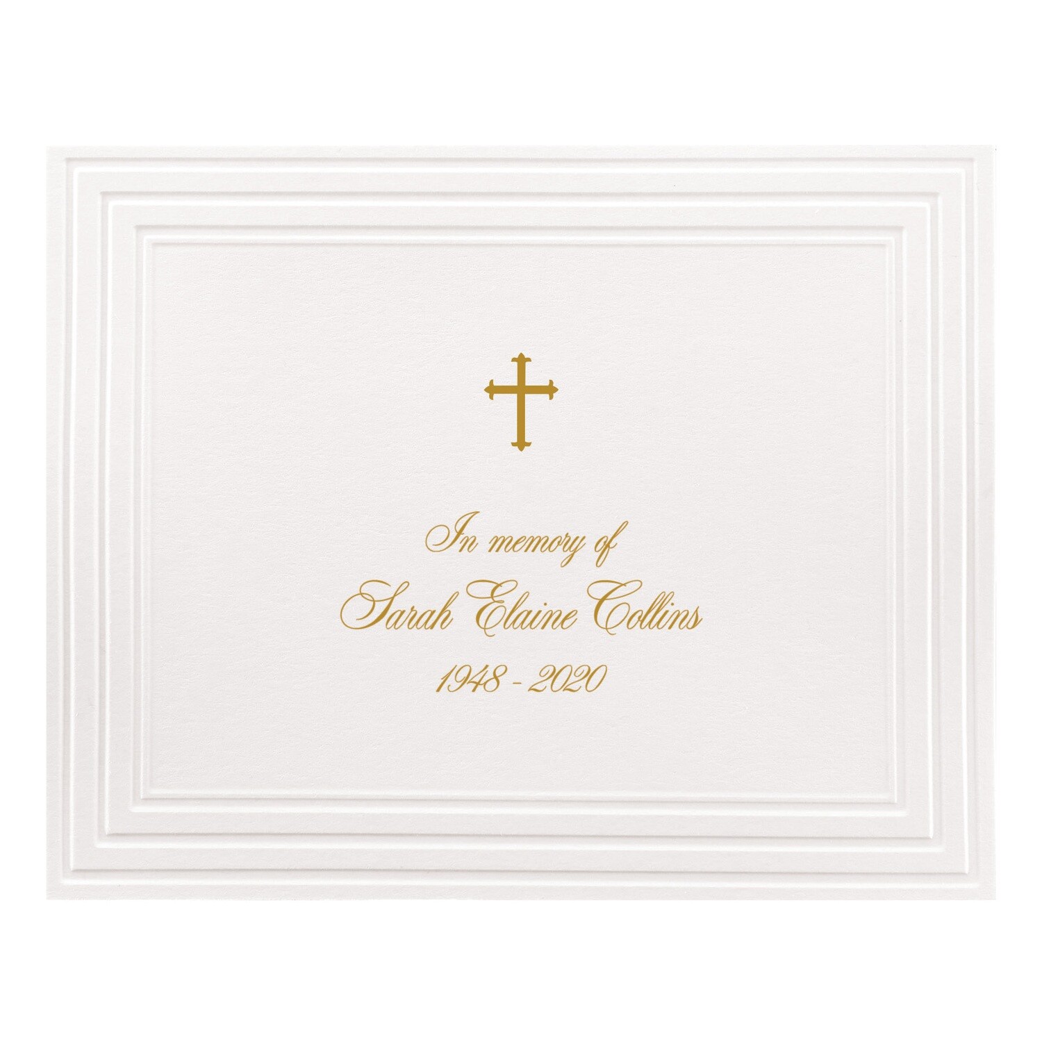 Image of Thank You for Your Kindness During Time of Loss Notes Embassy