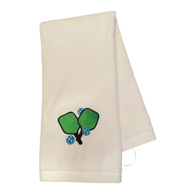 Lush Pickleball Embroidered Towel