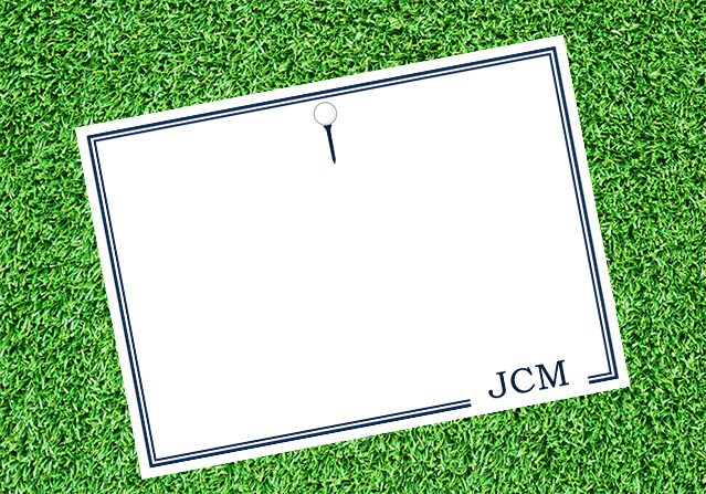 Golf Tee Flat Note A6