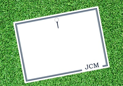 Golf Tee Flat Note A6