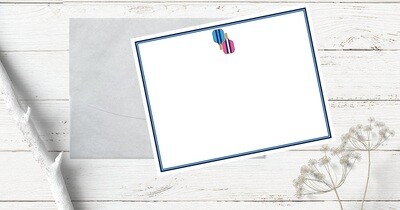 Pickle Ball Flat Note Cards