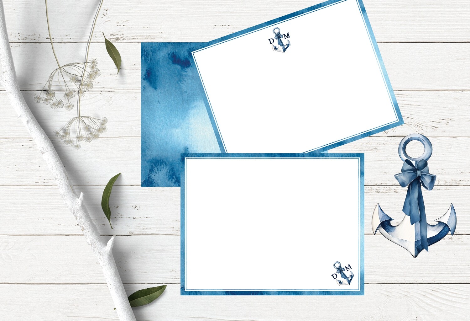 Nautical Couple A2 Flat Note