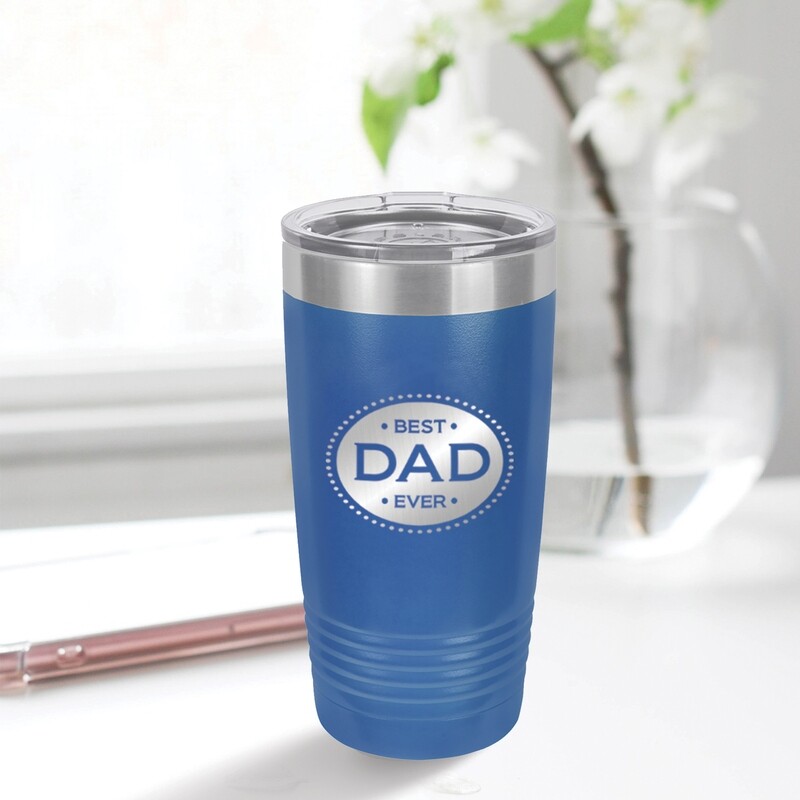Best Dad Engraved 20 oz Tumbler