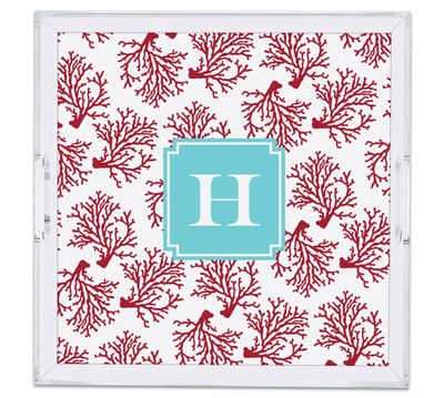 Square Large Acrylic Tray with Full Color Insert