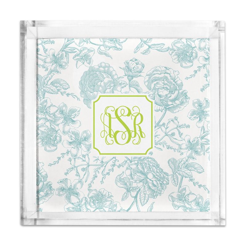 Square Petite Acrylic Tray with Full Color Insert