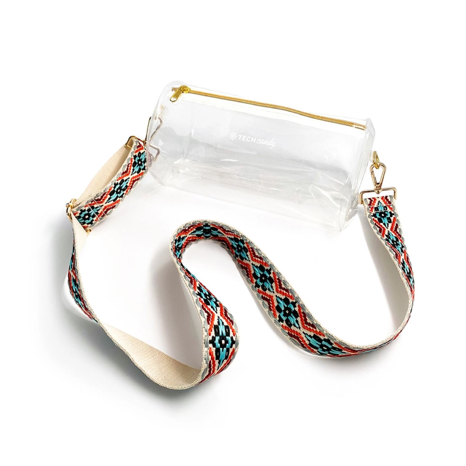 Clear Stadium Bag + Guitar Strap | No Monogram