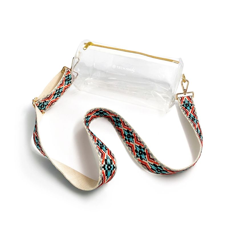 Clear Stadium Bag + Guitar Strap | No Monogram