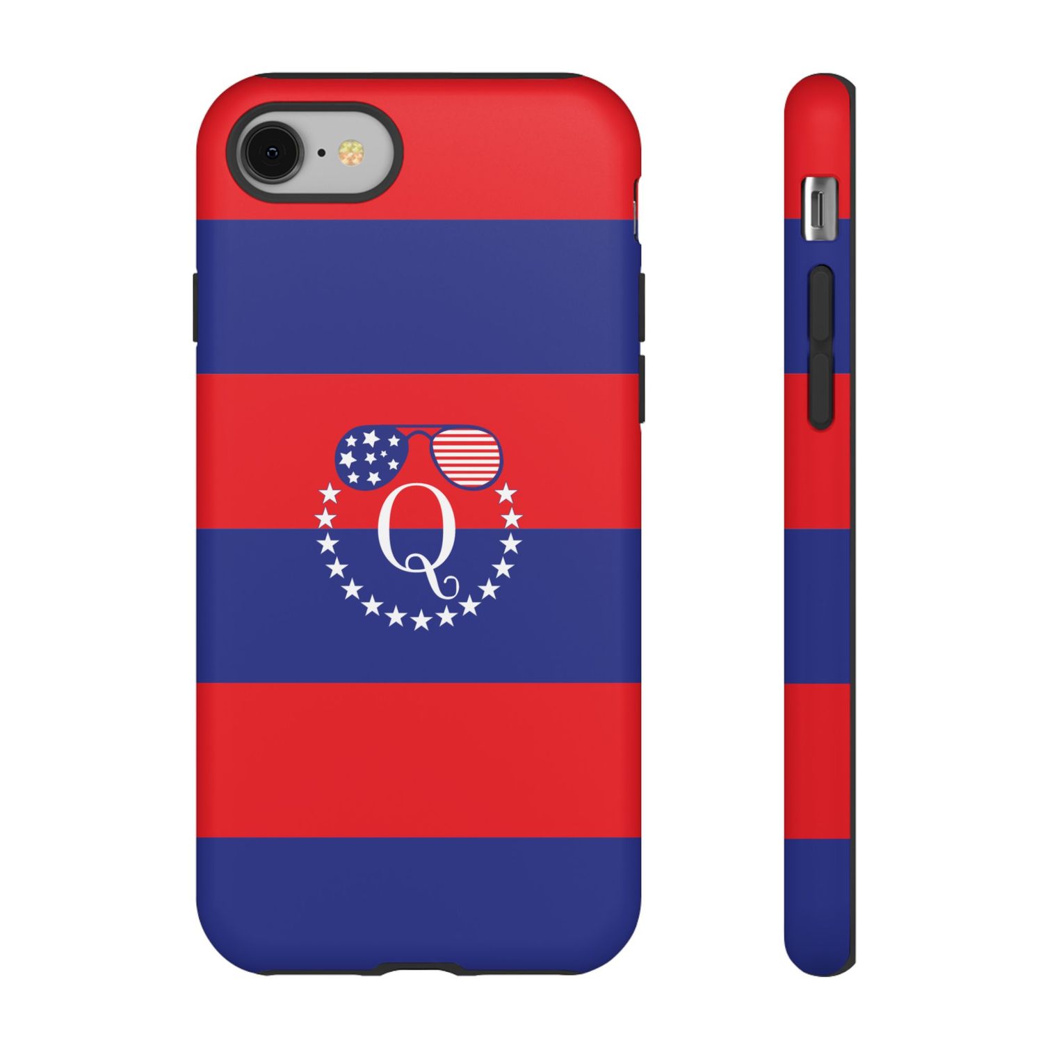 Single Initial Patriot Phone Case
