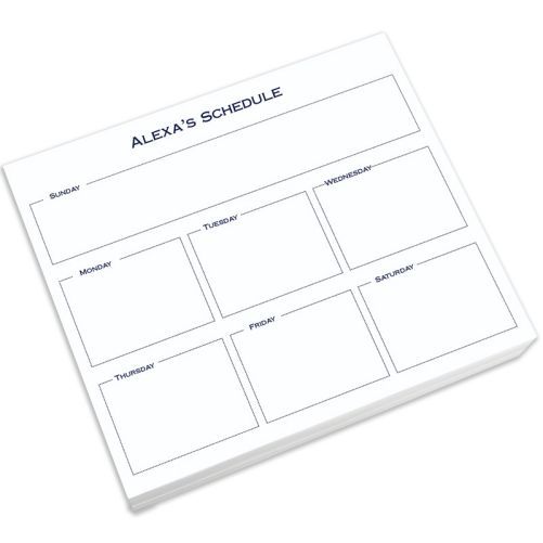 Organize by Day Super Slab - White