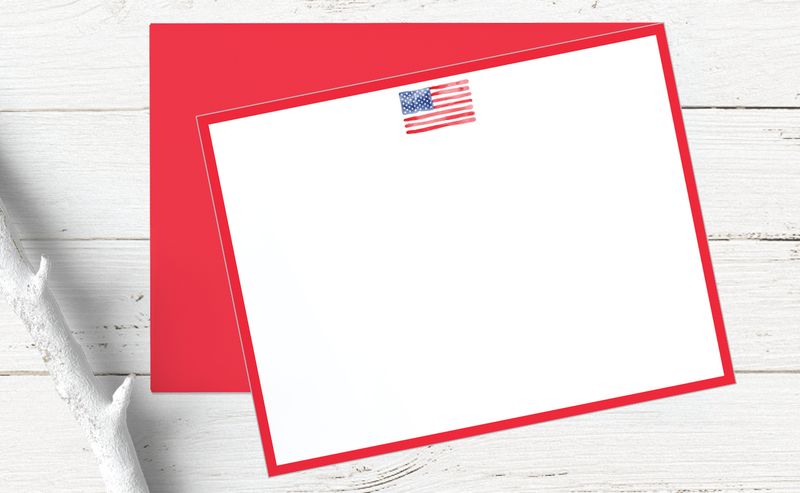 Flag | Flat Note Cards