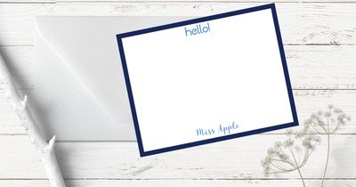 Hello from a Teacher Flat Note