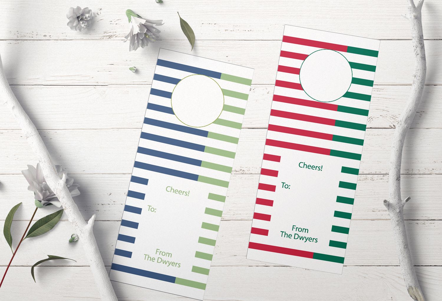 Personalized, Deluxe Wine Tags