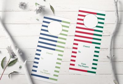 Personalized, Deluxe Wine Tags