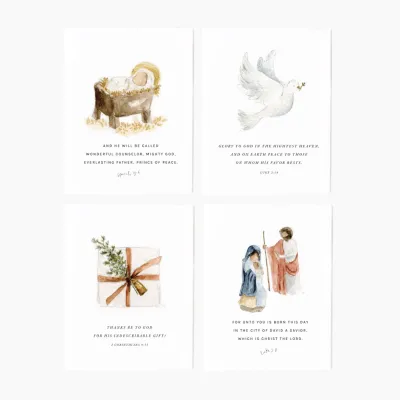 Christmas Scripture Note Set