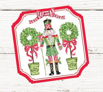 Nutcracker Topiaries Conversation Coasters