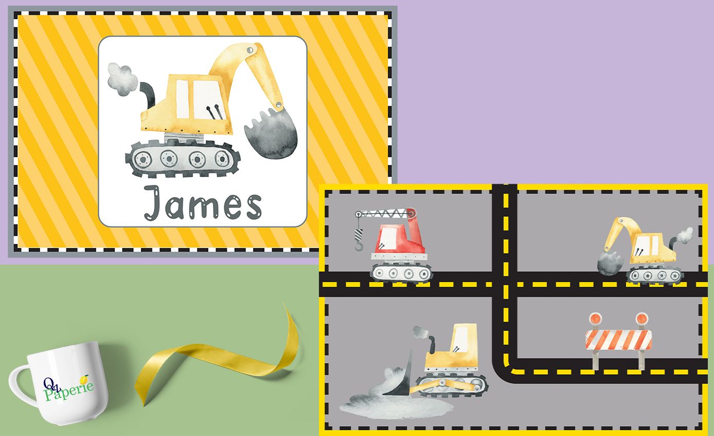 Construction Placemat