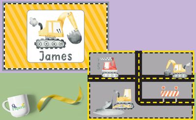 Construction Placemat